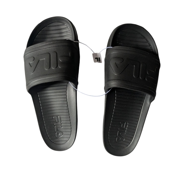 Fila Men's Black Slide Sandals. Size 10/ M. NWT. - Picture 3 of 5